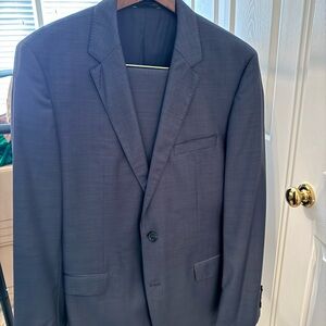 Hugo Boss Dark Blue Single-Breasted Suit Jacket